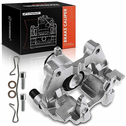 A-Premium Disc Brake Caliper with Bracket Compatible with Volkswagen Jetta Golf e-Golf Audi A3 TT Quattro A3 Sportback e-tron Q2 Rear Left Driver Side