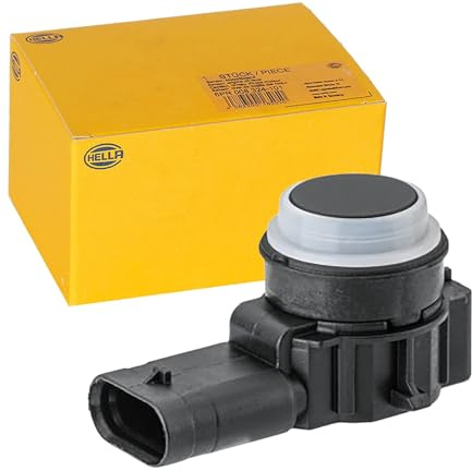 HELLA 6PX 358 141-801 Sensor, Einparkhilfe - 3-polig - gesteckt | Kompatibel mit: MERCEDES-BENZ A-CLASS, AMG GT, AMG GT Roadster, B-CLASS Sports Tourer, GLK-CLASS, SL