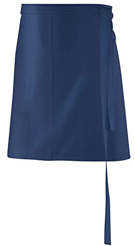 EXNER Vorbinder, Gastro-Schürze, Küchen-Schuerze, Baumwoll-Mischgewebe, B 80 x H 45cm, Farbe navy