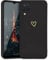 Lafunda für Samsung Galaxy A12 Hülle,Hanyhülle für Samsung M12 Case UltraDünn Silikonhülle süß Liebesherz Schutzhülle stoßfest mit Fallschutz Cover für Samsung Galaxy A12/M12 Schwarz