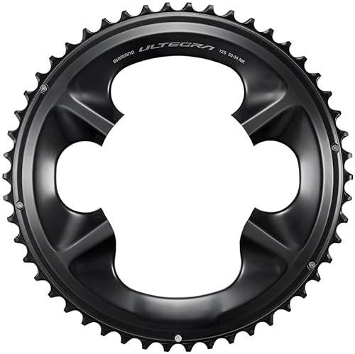 SHIMANO Ultegra FC-R8100 - Plato de 12 velocidades, 50 t, asimétrico 110 BCD, negro, NK
