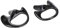 Dioche Radio Earpiece, Radio Earpiece Mold, Comfortable Black Silica Gel Ear Mould Replacement for Most Coil Tube Audio Kits Both Ears (Large)