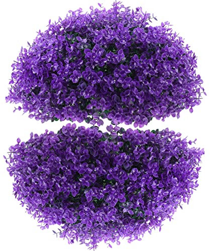 Artibetter Bola Decorativa De Eucalipto Simulada Planta Artificial De Topiario Bola De Hierba Para Decoración Interior Y Exterior Para Bodas Fiestas Y Eventos