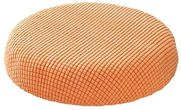 Ailan Stilvolle runde Kissen für Hocker – Sitzerlebnis. Einfach zu installierende Polyester Hockerkissen Sitzbezüge, orange