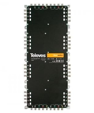 Televes MS 932NCQ Umschaltmatrix 9 Eingänge 32 Ausgänge Guss