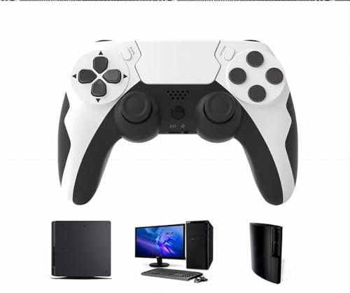 Mando inalámbrico Bluetooth con doble vibración, de 6 ejes con panel táctil Joypad, micrófono, puerto de auriculares para PS4, PS3 y PC, nuevo
