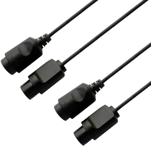 Gamer Gear Controller Extension Cable Cord compatible with Nintendo N64 Controller 1.8m / 6ft - 2 Pack