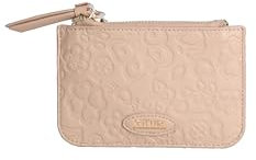 THUN Portachiavi bustina in ecopelle beige Sempre con me