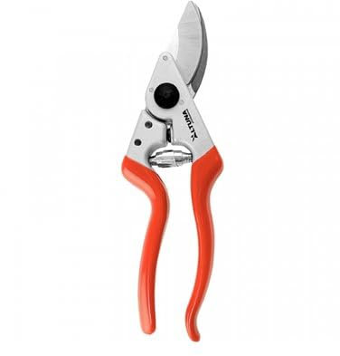 Altuna - Tijeras de Podar de Mano para Zurdos - Aluminio, 21 cm - Corte Bypass - Jardinería Profesional y Vendimia - Tijeras de Podar Pequeñas y Ergonómicas