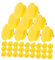 VALICLUD 2 Sets rutschfeste Spikes, Schlittschuhe, Winterzubehör, Erwachsene, Fußball-Stollen, Fußball-Stollen, Schraubnieten, Outdoor-Eisklampen zum Laufen, Edelstahl, 50 Stück x 2