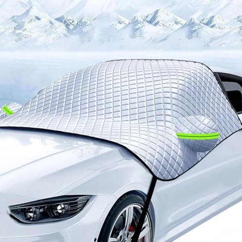 liuguoqiang Frontscheibenabdeckung Auto für Opel Adam 2012-2019 Adam,Abdeckung Autoscheibe Winter Autoscheiben Abdeckungen,Front Und Heckscheibe Scheibenschutz Gegen Hagel Halbgarage,S 230x145cm