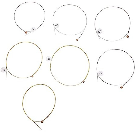 Garneck 7stücke Teiliges Harfensaiten Hochwertige Lyre Harfe Saiten Für Musikinstrumente Langlebig Und Klangstabil Für Harfenliebhaber Und Anfänger