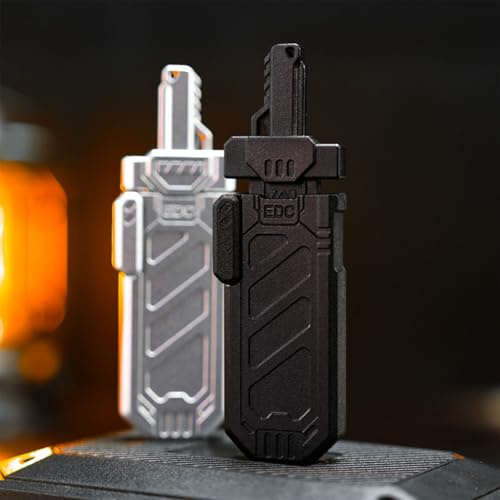 Sky-Breaker Sword Fidget Slider, Metall Fidget Schwert EDC Fidget Toys für Erwachsene, Tragbares Stressabbau-Spielzeug für Fokus und Angstlinderung, ADHS-Werkzeuge Gadgets für Männer (Frosted Black)