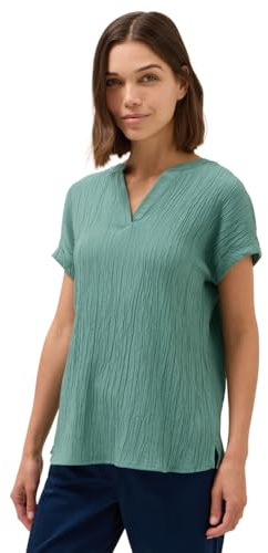 Cecil Blusenshirt mit Struktur Jewel Green XXL