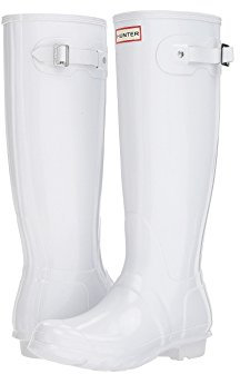Hunter High Wellington Boots, Stivali di Gomma Donna, Bianco (White Wht), 43 EU