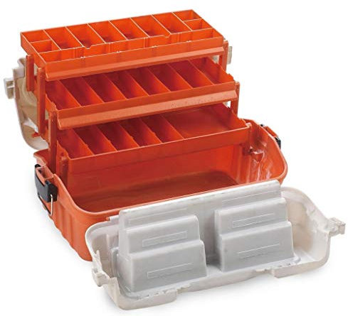 Lineaeffe Koffer Tasche Angelkoffer 3 Fach 44 x 25 x 18 cm Carpfishing Angeln