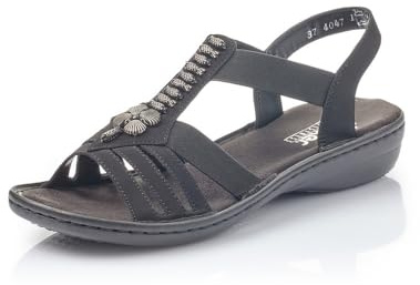 Rieker Damen Klassische Sandalen 60806, Frauen Sandalen