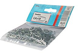 VYNEX Rohrleitung aus verzinktem Stahl, 1,5 x 14, 100 g, grau, one Size