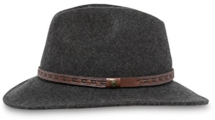 Sunday Afternoons Herren Rambler-Hut Filzhut, Dunkelgrau meliert, Large