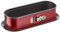 TEFAL Moule a cake Delibake en acier - O 30 x 11 cm - Rouge et gris - Avec charniere