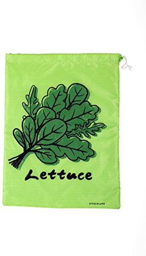 Kikkerland CU240 Salatbeutel, Polyester, Grün