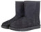 HKM 11126 Allwetterstiefel Davos, Wildlederoptik, Warmes Teddyfutter, Schwarz, 40