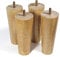 Sopicoz 6 inch Furniture Legs Replacement Natural Wood Legs for Sofa Couch Cabinet Cube Storage Organizer Set of 4
