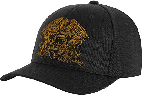 Rocks-off Queen Unisex Baseballkappe Goldfarbenes klassisches Wappen
