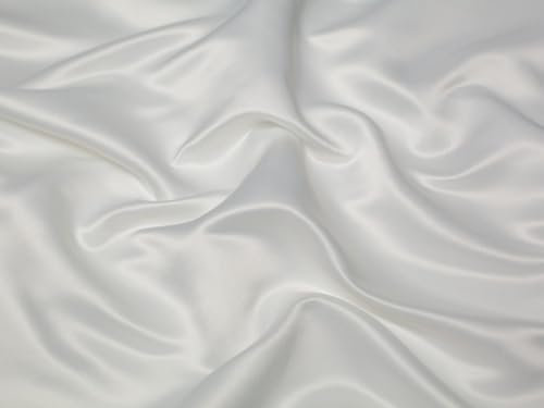 Minerva Duchess Satin-Weiß, Meterware