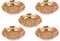 diollo Nakshi Lot de 5 assiettes indiennes en laiton faites à la main