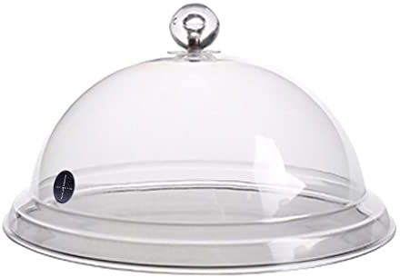 MagiDeal 16/21.5/26/31.5cm Pistolet Fumant Acrylique Dôme Couverture Alimentaire pour Plaques, Lunettes, Bols, Fumée Infuser Cloche, fumée Infuser Accessoire - 26cm