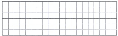 GABIONA Grille de gabion 5 x 5 cm (100 x 30 cm)