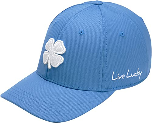 Black Clover Spring Luck Golf-Baseballmütze, Weiß-Carolina-Blau, L/XL