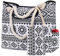 GuKKK Große Strandtasche, Sommer Schwimmbad Badetasche, Große Strandtasche mit Reißverschluss und Innentasche, Große Strandtasche Wasserabweisend, Shopper Schultertasche Beach Style für Reisen