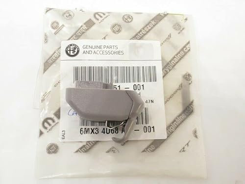 Gancio Supporto Fissaggio Aletta Parasole Compatibile con Alfa Romeo Stelvio Pantina Originale Destro Sinistro (Grigio)