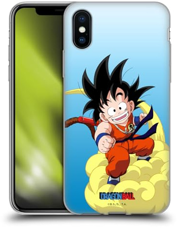 Head Case Designs Officially Licensed Dragon Ball Goku Characters Gel Case [Military Grade Protection] Compatible with Apple iPhone X/iPhone XS and Compatible with MagSafe
