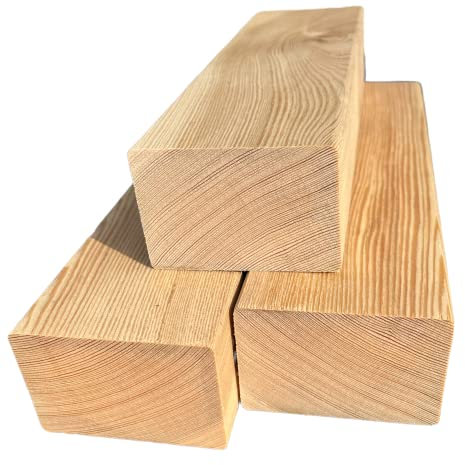 BaustoffhandelShop Terrassendielen Sibirische Lärche für Ihre Terrasse Balkon Wandverkleidung Poolbretter Terrassenbelag Terrassenholz (UK-Holz 45x70mm 100cm)