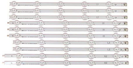HCZION Retroilluminazione Ar Ray LED Strip Bar Adatto For LG 42LN540V 42LN613V 42LA620V LC420DUE 42LN575S 42LA620S 42LN540S-R2 6916L-1217A Strisce di retroilluminazione TV