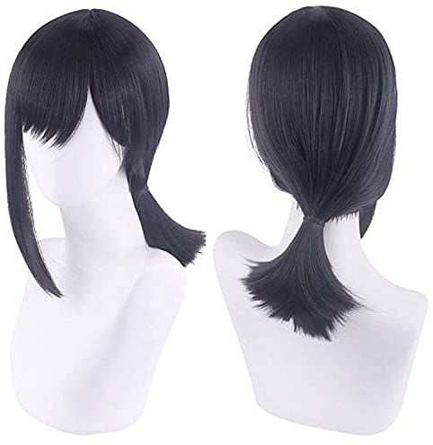 Wig for Perfect for everyday parties Cosplay Fake Power Saw Man Chain Saw Man Dongshan Red Yin And Yang Temple Pony Tail