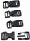 Plastic Side Release Buckles 15mm Bike helmet Clip Replacement Cycle Small Rucksack Strap Snap Bicycle Buckle Clips Clasp for Cycling childs Kids (15mm-4sets)