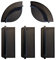 Support TV compatible avec Philips Hue Lightstrip Gradient Ambiance, Lightstrip Gen1 et Gen2(Plus) et tous les Lightstrips standard (5 x Coin/Corner, Avec NanoTape)