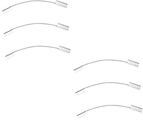 Angoily 6 Stück Sicherheits-Fensterstopper Schranktür-Rückhaltevorrichtung 304 Edelstahl Aluminiumlegierung Fensterbegrenzer Sicherheitsfenster Anti-Fall-Ketten