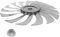 SEWOART Universal Fan Replacement 14 Inch Black for Standing Pedestal Table Wall Fan Accessory