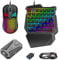 Halbhand-Gaming-Tastatur- und Maus-Konverter-Kombination, Geräuschloses Kabelgebundenes Tastatur-Maus-Konverter-Set für für XboxONE für