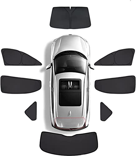 Für BMW 3 Series Touring E91 2005-2013 Magnetisch Sonnenschutz Vorhang fürs Auto, Baby mit UV Schutz, Reflektierende Hitzeschutz, der Privatsphäre,Set of Eight