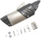 Système Silencieux d'échappement universel de 1.5 2 (38 51 mm) pour motos, adapté aux marques Grom ATV Dirt Street Bike Scooter Quad