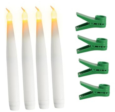 jojofuny 6 Sets Langlebige Kerzen Kerzenlicht Elektrische Fenster Die Weihnachtskerze Halloween Elektrisches Led-Nachtlicht Lichtset Kerze Künstliche Kunstkerzen Weihnachten