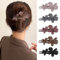MQLSAERI 5 Pièces Grandes Pinces à Cheveux Papillon Pince à Cheveux Femme Bec de Canard Mat Pince à Cheveux Crocodile Épingle à Cheveux pour Femmes Filles