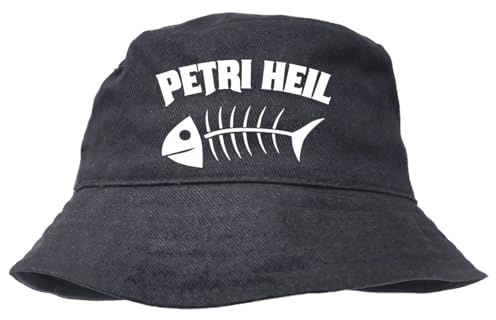 Spaß Kostet Anglerhut Angler Petri HEIL Bucket hat Fischerhut in 2 Grössen
