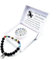 Sternzeichen Edelstein Armband in Geschenkbox | Schutz Glück Liebe Energie (Steinbock Schwarzer Obsidian, 18 cm)